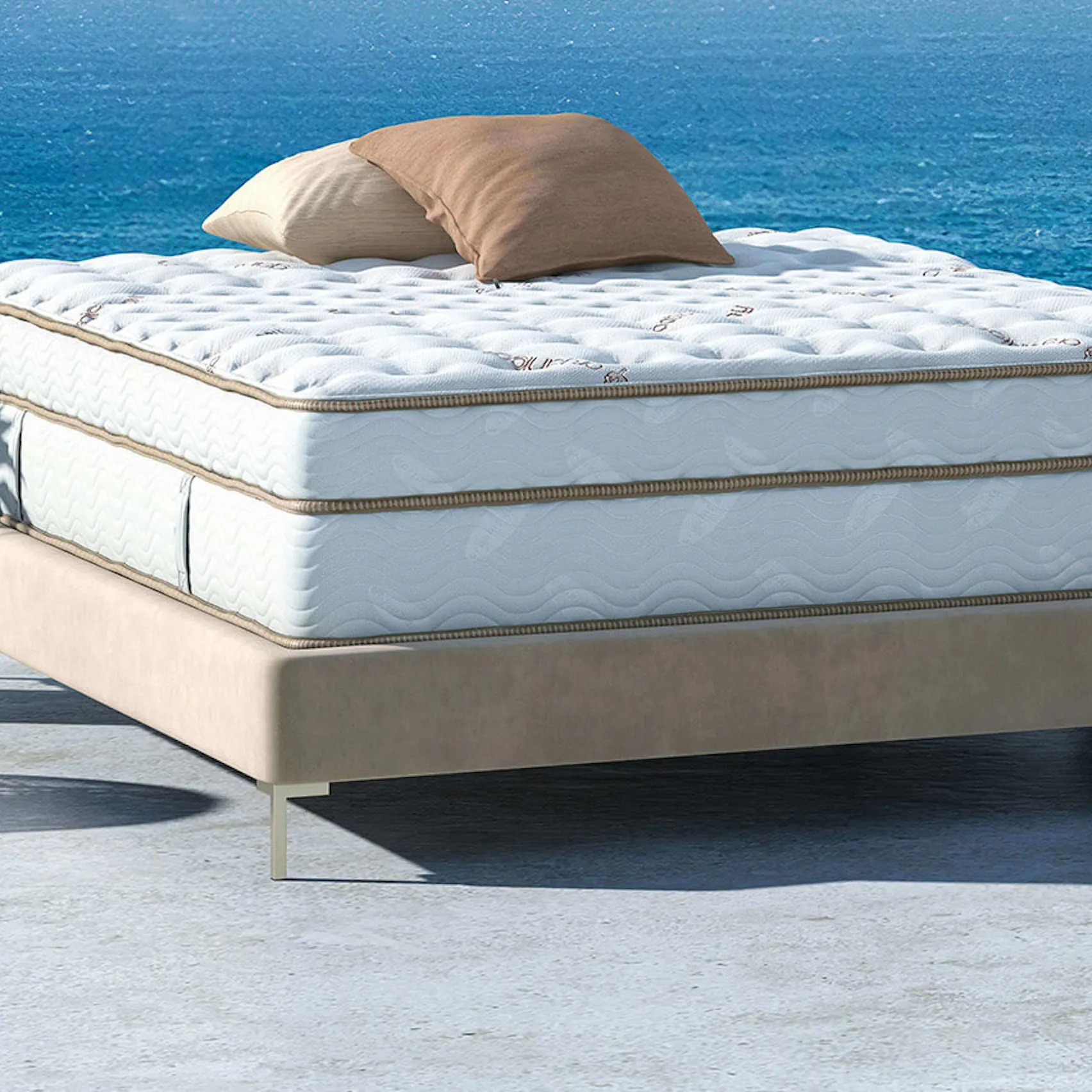 Matelas de couleur pourpre OEM/ODM Queen King Size avec tissu tricoté de haute qualité Matelas hybride en mousse à mémoire de forme en gel enroulé dans un B