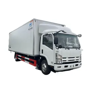 중국 공장 가격 이스즈 3 5 10 톤 라이트 미니 트럭 냉장 상자 냉동고 트럭