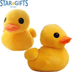 Collezione Trio di <span class=keywords><strong>Peluche</strong></span> "Cozy Duckie" - Anatre Imbottite in Cotone Ultra-Morbido Come Regalo di Compleanno Unico - Product Image 2
