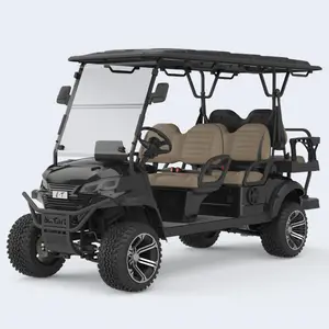 Venda quente Novo Modelo ET 6 lugares 5000 W preços baratos buggy carro poderoso carrinho de golfe