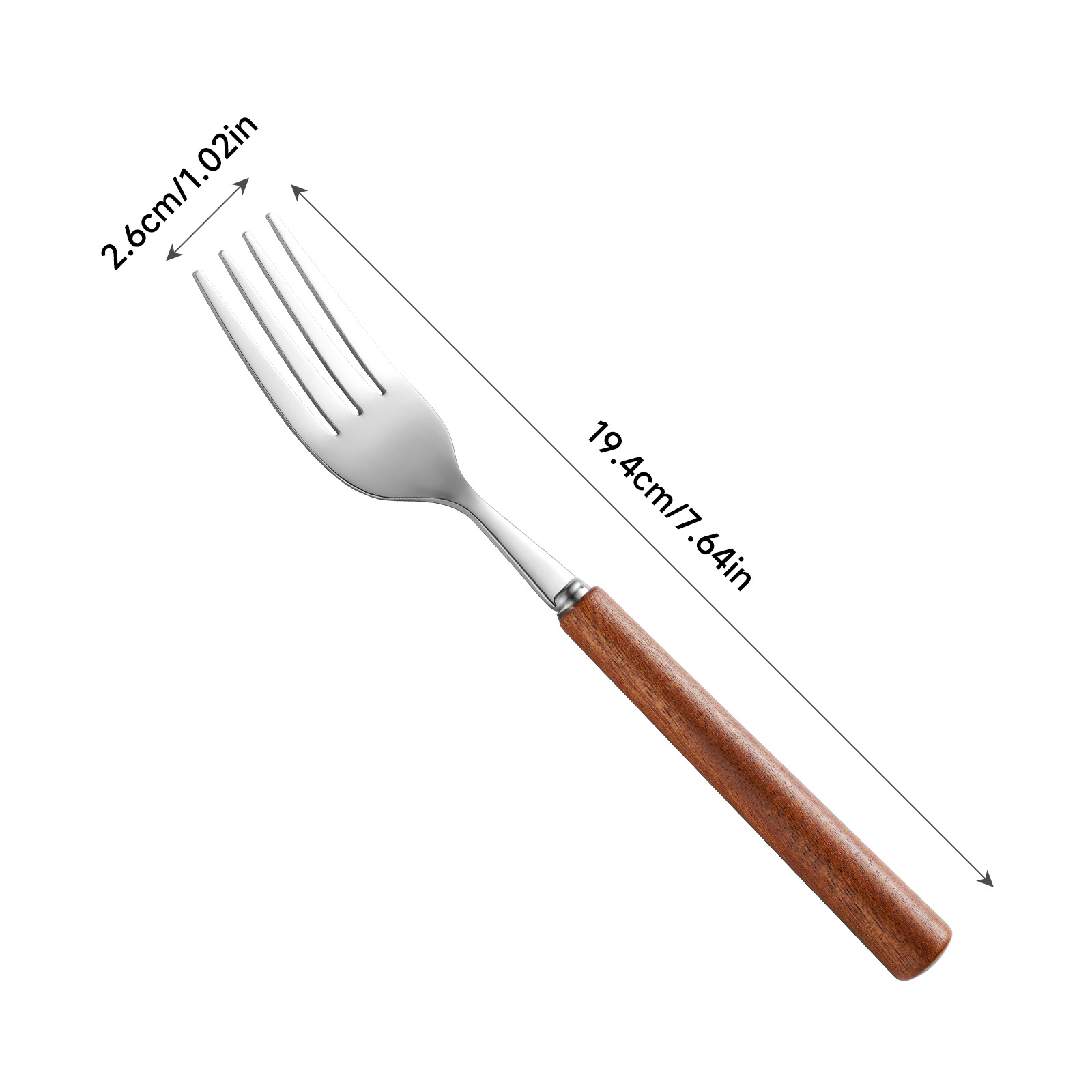 dinner fork -- silver