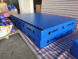 Tappetino in Schiuma PVC con Base in Moquette <span class=keywords><strong>per</strong></span> <span class=keywords><strong>Ginnastica</strong></span> e Acrobazie, Materassino Antiurto Personalizzabile in Dimensioni e Spessore - Product Image 3