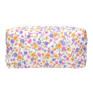 Vintage Quilted Zipper Towel Material Makeup Bag Cosmetic Pouch for Brushes Pencils Travel Accessories Women Girls - Product Image 2