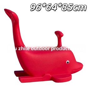 Aide à la glisse pour enfants en polyéthylène haute densité, design dauphin de dessin animé, rotomoulé, résistant au gel, pour entraînement de patinage sur patinoire - Product Image 5