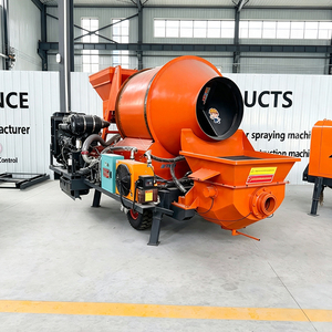 Bétonnière orange avec moteur, composant essentiel pour la construction - Product Image 6