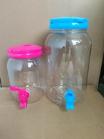 Distributeurs de boissons en plastique colorés de 3,8 L