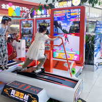 Machine de jeu d'arcade de ski en salle, simulateur de ski à monnayeur, jeu vidéo sportif pour parc d'attractions