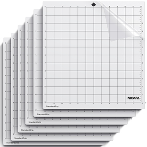 Tapis de découpe auto-cicatrisant en PVC NICAPA 12x12 <span class=keywords><strong>Cameo</strong></span> <span class=keywords><strong>4</strong></span> Plus Portrait 3 pour découpeuse, 1 pièce/paquet - Product Image 1