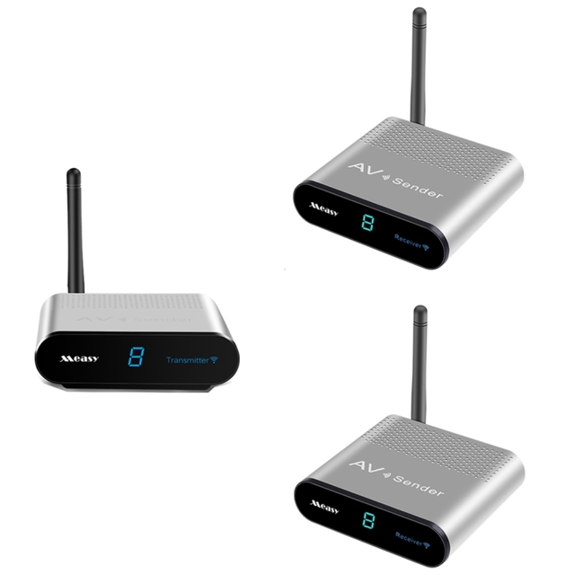 Drop Shipping Measy AV530 2 5.8GHz Wireless Audio Video Transmitter Receiver Set Top Box Housing Tv Receiver