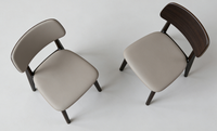 Ensemble de chaises de salle à manger modernes en velours avec pieds en métal doré et table ronde, prix DDP USA, ensemble complet de mobilier de restaurant