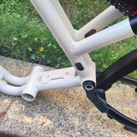 Cadre de vélo électrique tout-terrain, vélo électrique de ville, suspension intégrale, BB 120 mm, cadre de VTT électrique, cadre de vélo électrique Enduro
