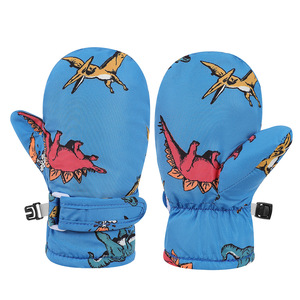 Mitaines imperméables pour tout-petits, gants d'hiver pour bébés, gants pour enfants, mitaines chaudes doublées de polaire, gants de ski et de neige pour adolescents - Product Image 6
