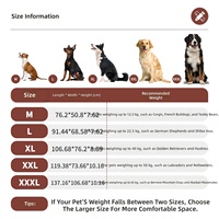 Ganzjahres-Wildleder-Wärmematte für Hundebetten Abnehmbare & Waschbare Große Hundebettmatte Weiche Wasserdichte Schlafmatte