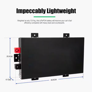 Batería Kamada KMD-126100ALFP de 12.8V, Slimline LiFePO4, Estado Semisólido, 100Ah |   Batería Compacta de Ciclo Profundo <span class=keywords><strong>Montable</strong></span>, 6000+ Ciclos, 4WD - Product Image 5