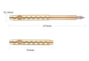 <span class=keywords><strong>Stylo</strong></span> <span class=keywords><strong>plume</strong></span> de voyage de créateur Portable court rétro en cuivre tactique rétractable Mini <span class=keywords><strong>stylo</strong></span> <span class=keywords><strong>plume</strong></span> de poche pour hommes cadeaux personnalisés - Product Image 6