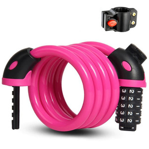 ANGBOW CS-253192 Lucchetto <span class=keywords><strong>Antifurto</strong></span> per <span class=keywords><strong>Bicicletta</strong></span> con Combinazione a 5 Cifre, Cavo in Acciaio da 1200mm, Dispositivo di Sicurezza per Bici - Product Image 6
