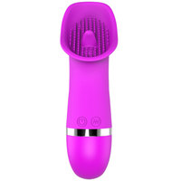 Vibrateur de langue à piles, anneau magique de 20 mhz, Stimulation du Clitoris, ventouse