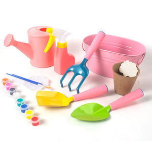 Set di strumenti per giardinaggio per bambini pala per scavare la sabbia attrezzi da giardinaggio Kit giochi all'aperto giocattoli regalo per bambini - Product Image 1