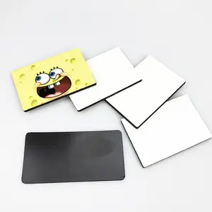 Wholesale Sublimation Mdf Photo Fridge Magnet Home Decoration Eco-friendly Christmas 3mm Contemporary Sublimation Coating