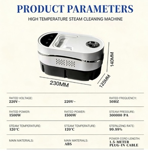 GNQX-02 Limpiador <span class=keywords><strong>a</strong></span> <span class=keywords><strong>Vapor</strong></span> Eléctrico Multiusos de 1500W |   Hidrolavadora 10 en 1 de Alta Presión para <span class=keywords><strong>Limpieza</strong></span> Profunda en el Hogar y Hoteles (Portátil) - Product Image 2