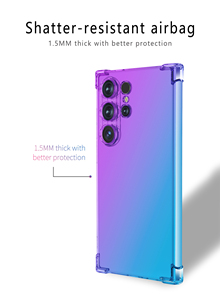 S25 siêu trường hợp rõ ràng với góc chống sốc, dễ thương Gradient màu mềm TPU bumper điện thoại di động Trường hợp đối với Samsung <span class=keywords><strong>Galaxy</strong></span> S25 siêu - Product Image 5