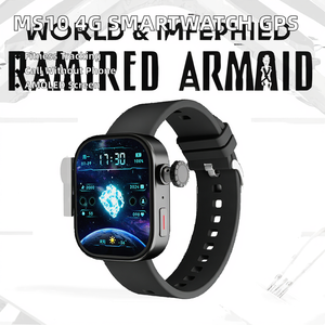 MS10 AMOLED Smartwatch 4G Android GPS navigation 2 + 32G hoạt động Tracker IOS hỗ trợ độc lập gọi điện thoại Sim Thẻ IP67 không thấm nước - Product Image 3