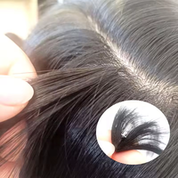 2025 Neu angekommene H6 Feather Haar verlängerung 100% natürliche menschliche Welle Unsichtbare Nagel haut ausgerichtet Micro Feather ing Machine Double