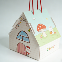 Boîte cadeau de Noël créative et personnalisée de luxe, rigide avec pelliculage brillant, pour bougies, emballage cadeau de Noël pour collations, jouets, cadeaux de fête