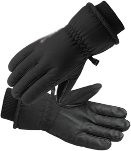 <b>Men's</b> Winter Snowboarding <b>Gloves</b> PU Material <b>Touch</b> <b>Screen</b> Custom Waterproof Ski <b>Gloves</b> - Product Image 5