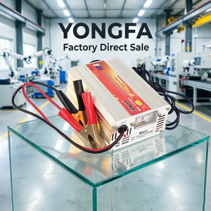 Chargeur de batterie lithium-ion YONGFA 10A 12V avec mode de charge triphasé/quadrphasé et ampèremètre à aiguille utilisant la technologie pulsée - Product Image 3