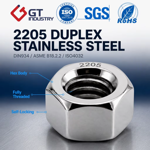 Duplex 2205 Schwere Sechskantmutter UNS S32205 DIN 934 Edelstahl Korrosionsbeständig OEM - Product Image 3
