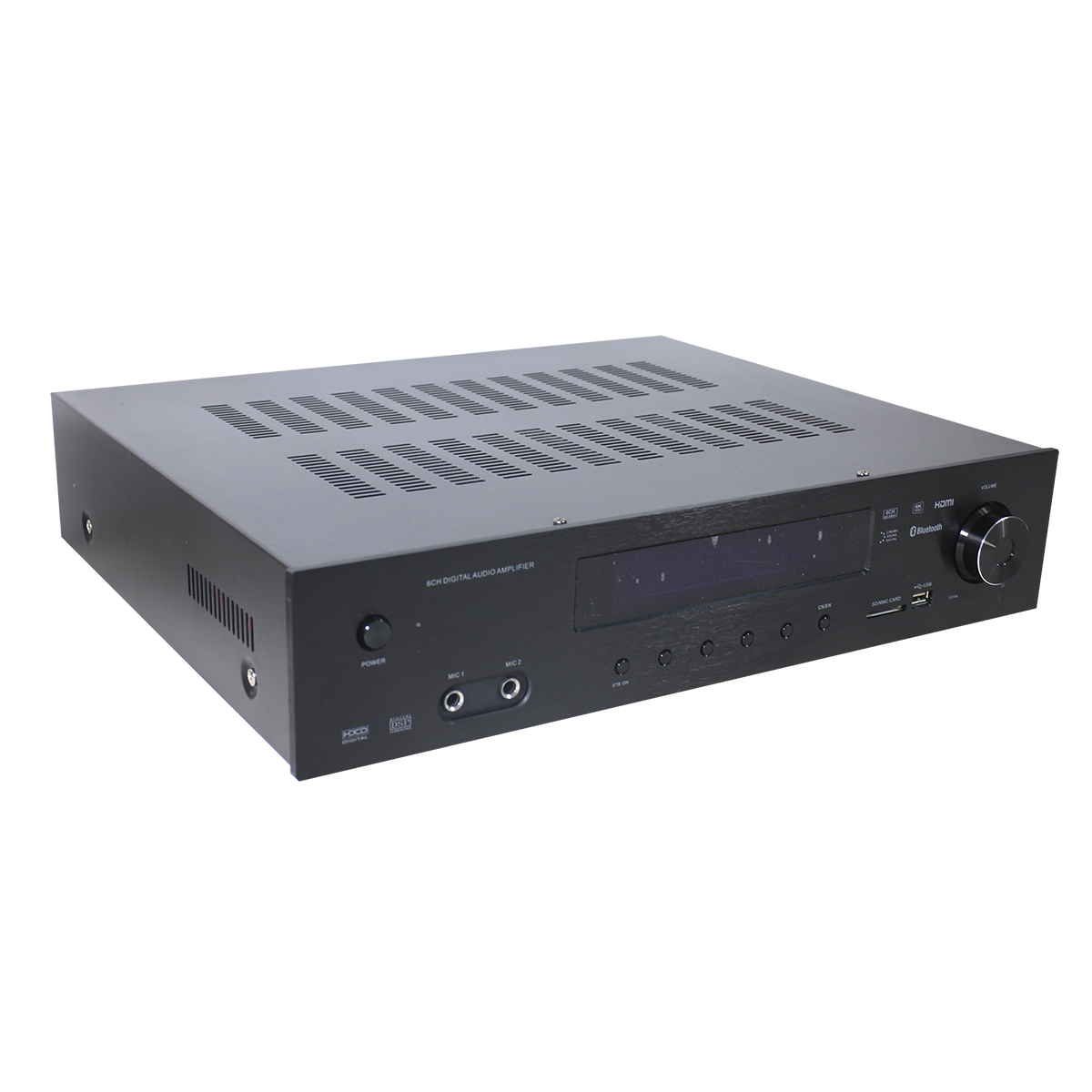 Home Theater Surround Sound System 5.1 Channel Home Audio with bluetooth Digital Amplifier and 6 Inch Coaxial Ceiling Speakers · image 2