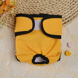 봄 및 여름 시즌을위한 월경 및 발정을위한 남성 및 여성 애완 동물을 위한 클래식 면 개 기저귀 방수 애완 동물 속옷 - Product Image 5