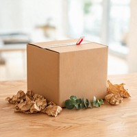 Offre Spéciale : Boîte d'expédition personnalisée en carton ondulé extra-résistant, en matériau recyclable, avec fermeture magnétique, forme sur mesure pour bougies et portefeuilles