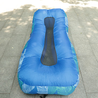 Canapé gonflable portable imperméable pour le camping, lit de plage avec protection solaire, léger, facile à transporter, type hybride, pour les voyages en plein air par temps chaud