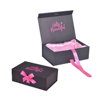 Boîtes rigides en carton personnalisées de luxe avec doublure en satin pour mèches de cheveux naturels, perruques, ceintures et cravates – Emballage cadeau recyclable avec estampage