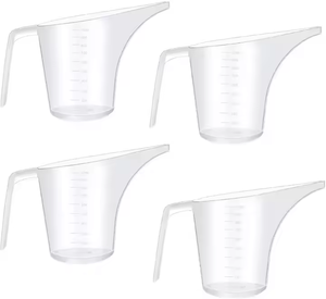 1000ml Fácil Despeje Copo De Medição Com Bolo Longo Para Sabão Vela Bolo Fazendo Plástico Despeje Funil <span class=keywords><strong>Pitcher</strong></span> - Product Image 1