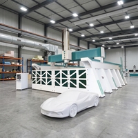 Routeur CNC 5 axes haute précision pour la sculpture et le moulage 3D à grande échelle, pour la création de statues, de maquettes architecturales et d'accessoires.