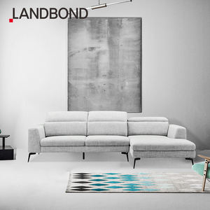 Muebles para el Hogar de Diseño Moderno Smart <span class=keywords><strong>Kd</strong></span>, Sofá Esquinero en Forma de L para Sala de Estar, Sala de TV, para Hotel y Villa - Product Image 6