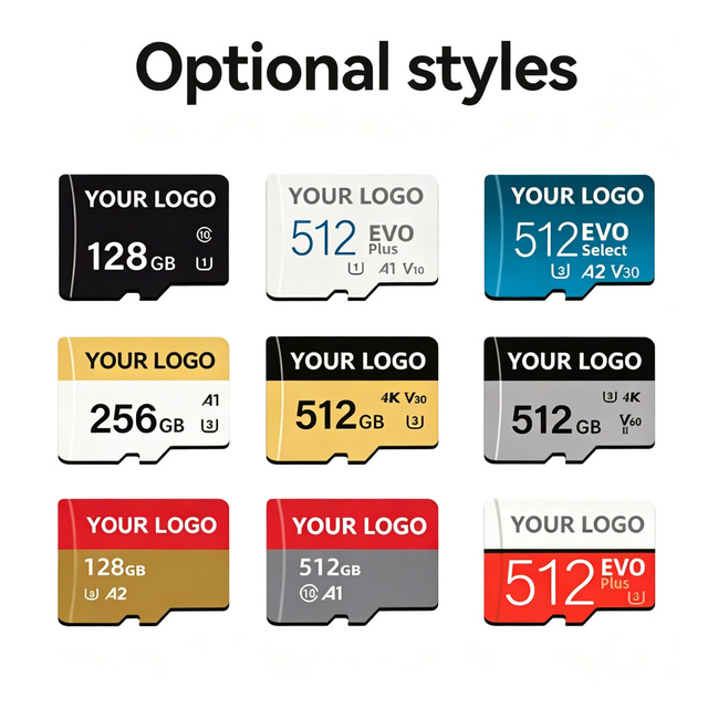 High Quality Industrial OEM Mini TF Memory Card 128MB 8GB 16GB 32GB 64GB 128GB 256GB 512GB 1TB Class 10 U1 for Camera Phone