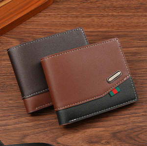 Borsa da uomo in morbida pelle Multi-Card con portafoglio impermeabile in fabbrica con simbolo del dollaro - Product Image 3