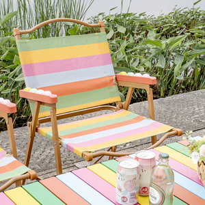 Silla Plegable de Playa para <span class=keywords><strong>Camping</strong></span>, Portátil, con Marco de Acero al Carbono, Asiento de Terylene, con Ruedas y Mango de Masaje, para Viajes - Product Image 6