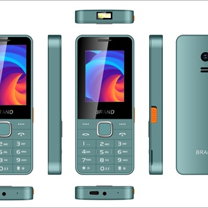 Teléfono Celular para Personas Mayores F235 de 2.4 Pulgadas, Teclado Delgado, Doble SIM, Pantalla LCD, GSM, Fabricación OEM ODM - Product Image 3