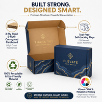 Boîte d'expédition en carton ondulé personnalisée, emballage en papier recyclable pour les commandes de cadeaux et la livraison de produits en e-commerce