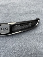 Grille de radiateur en fibre de carbone à mailles moyennes pour Civic FD2, compatible avec la version japonaise TR Unlimited, avec cornes courtes et couvercle de réservoir d'eau.
