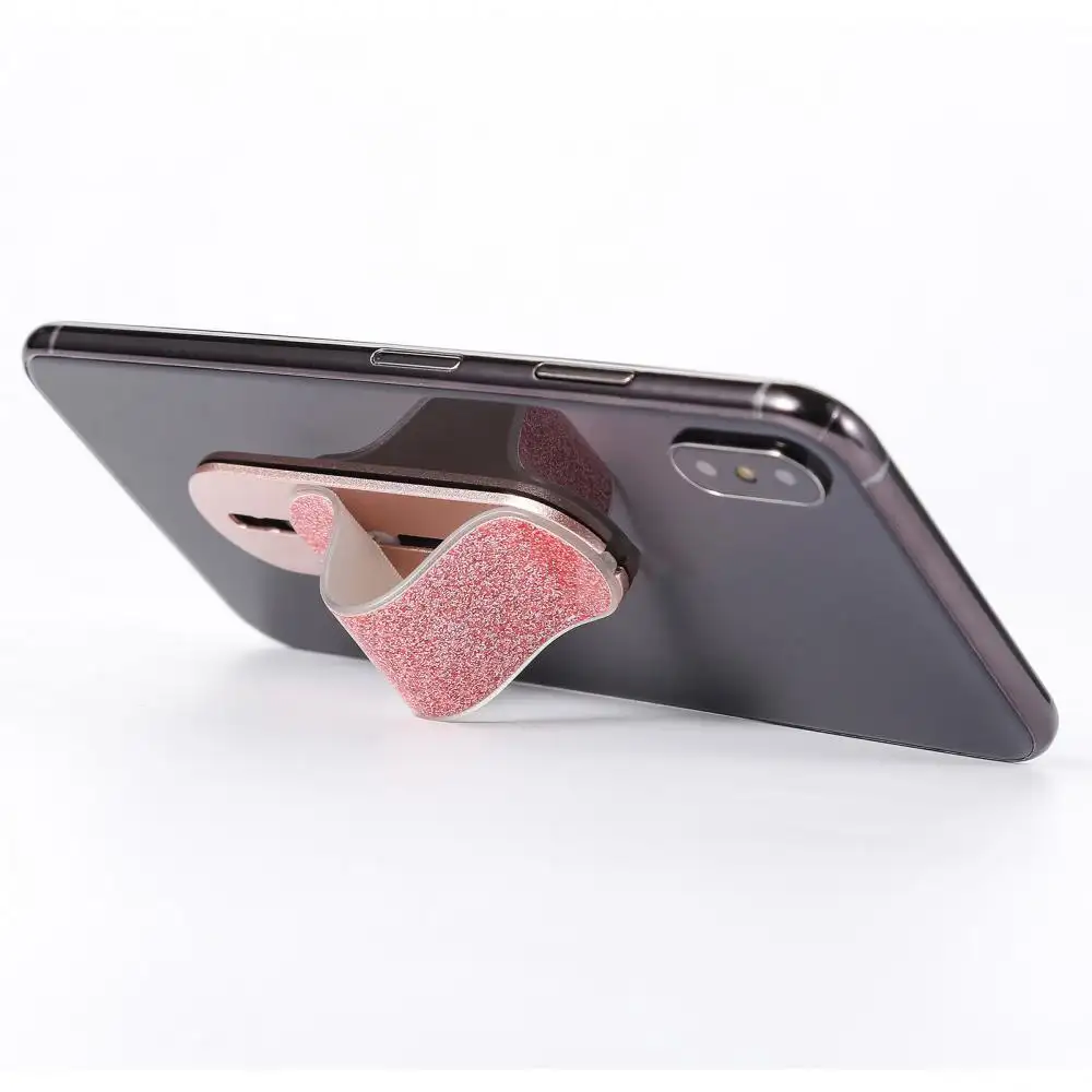 Universal U Shaped Multi Band Cell Phone Finger Ring Holder Grip Stand Back Sticker Finger Ring Holder Support Phone Accessories