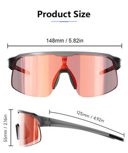 <span class=keywords><strong>Lunettes</strong></span> de sport polarisées UV400 KC07-15A <span class=keywords><strong>Lunettes</strong></span> de soleil de course pour femmes <span class=keywords><strong>Lunettes</strong></span> de pêche polarisées - Product Image 5