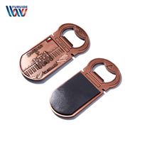 Ouvre-bouteille de bière à aimant de réfrigérateur Offre Spéciale d'usine produits métalliques en métal inoxydable personnalisés petite cloche en métal plaqué personnalisé