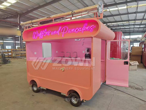 <b>Pink</b> electric food cart portable mobile stable luxurious stylish double sink - Product Image 6