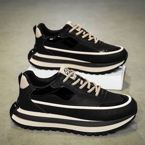 Chaussures de sport rétro pour hommes, respirantes, en maille, basses, style papa, polyvalentes, tendance, semelle épaisse en TPR, confortables et souples - Product Image 3